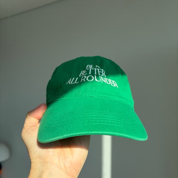 빈티지 워싱 그린 볼캡 야구모자 