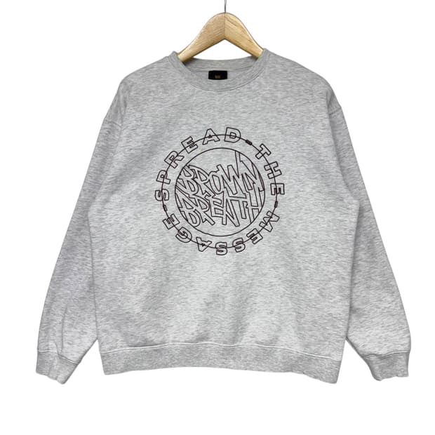 브라운브레스 로고 맨투맨