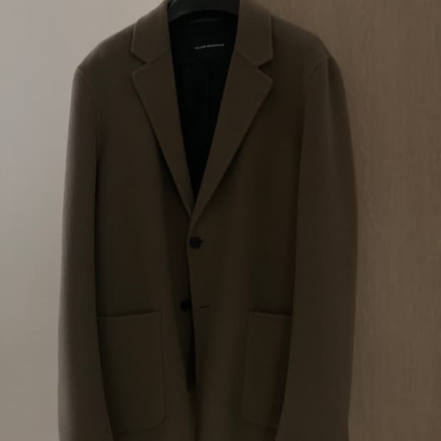 클럽모나코 코코아색 울캐시 블레이저/자켓 42