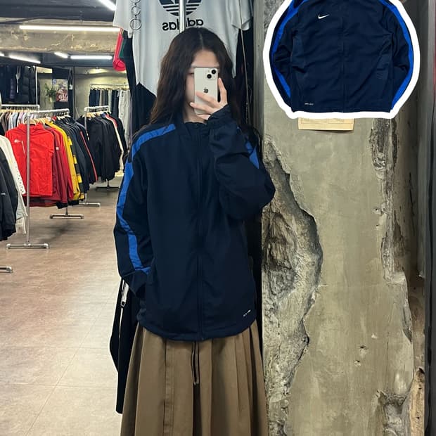 나이키 바람막이 네이비 M #csz2092 