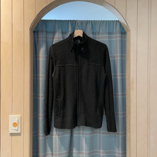 캘빈클라인 투웨이 니트집업