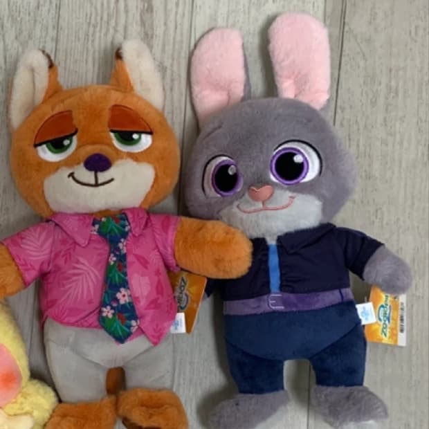 주토피아 닉 주디 봉제인형 세트