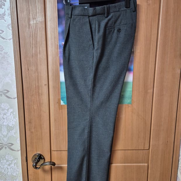 무탠다드 와이드 히든 밴딩 슬랙스 미디엄그레이 30