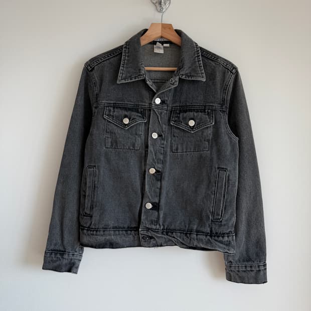 아메리칸어패럴(American Apparel) 흑청 데님자켓(U.S.A)