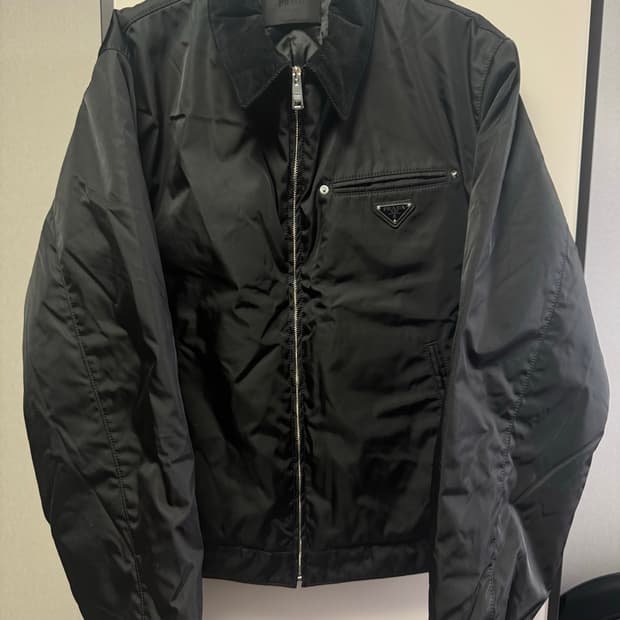 프라다 PRADA SGC280 블루종 자켓 XL