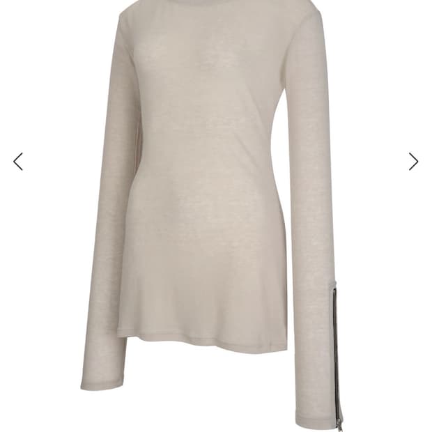 SMH 지퍼 롱슬리브 베이지