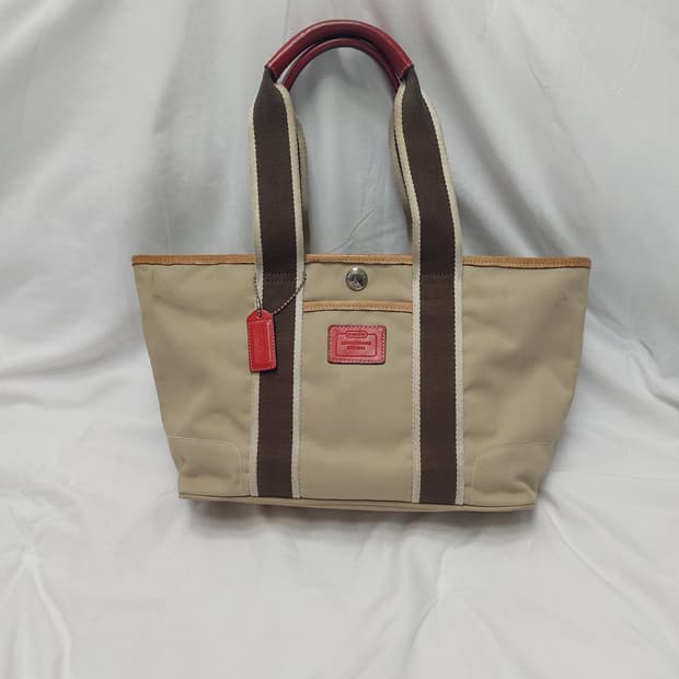 Vintage coach 빈티지 코치 나일론 햄튼 토트백 Y2K