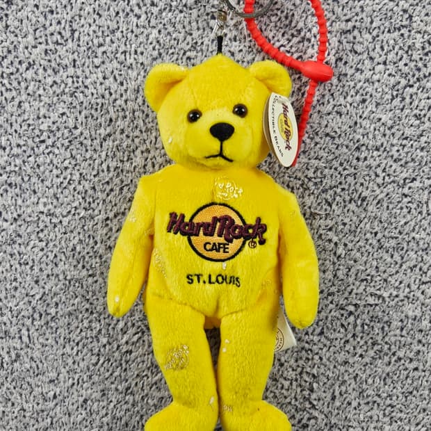 하드락카페 세인트루이스 테디베어 커스텀 키링 (23CM) / 11228