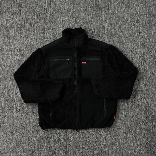 리바이스 투웨이 플리스 후리스 집업 자켓