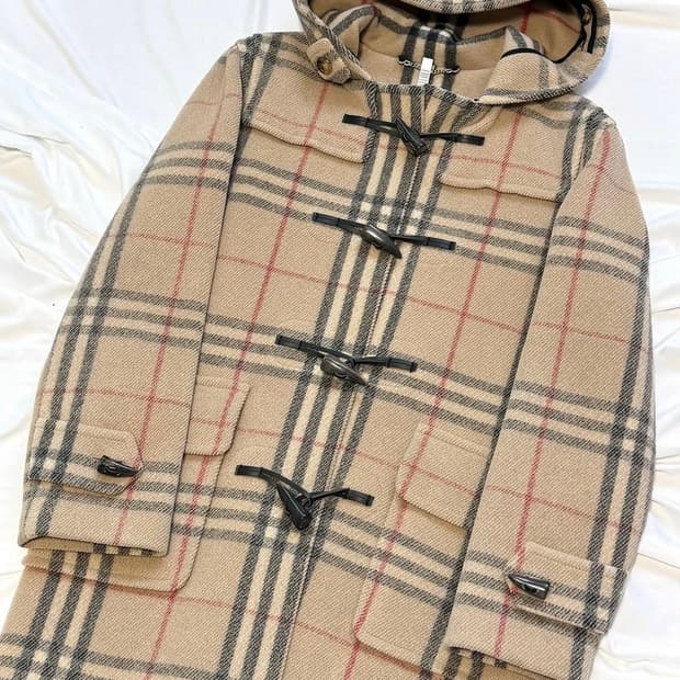 버버리 런던 노바체크 떡볶이코트