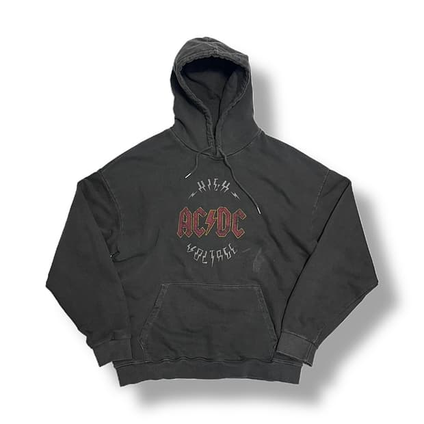 ARCHIVE ACDC 오버핏 후드티