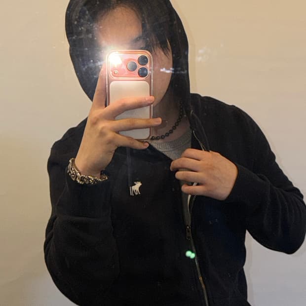 아베크롬비 스몰로고 희귀 후드집업