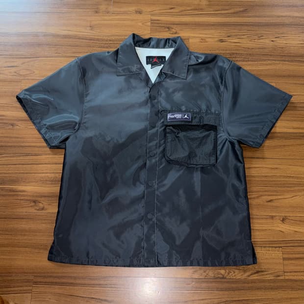 조던 나일론 셔츠 차콜 M