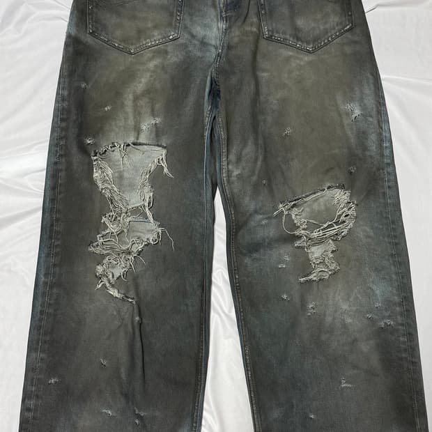 발렌시아가 패치드 포켓 데님팬츠 s