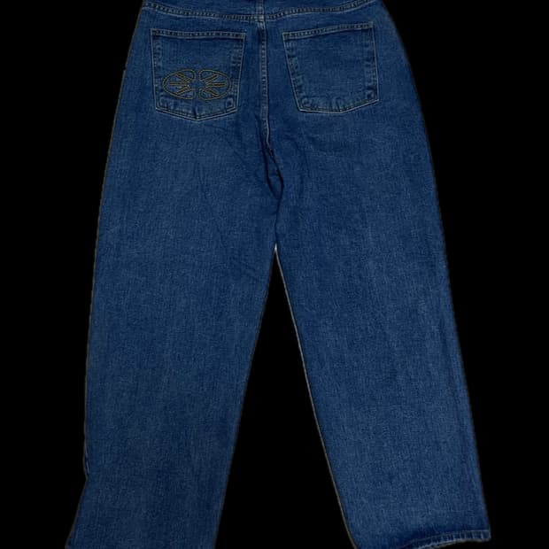 ERTR (이알티알) 릴랙스드 와이드 데님 팬츠 / L사이즈