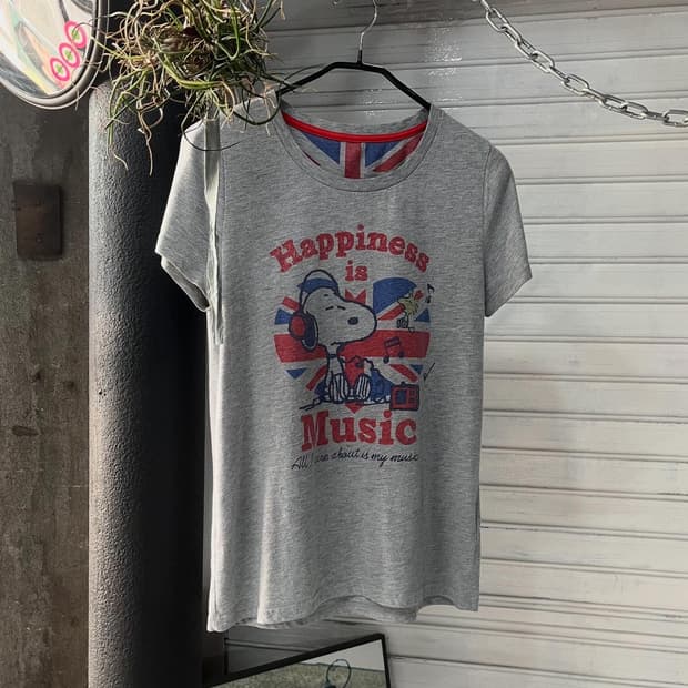 Snoopy union jack t-shirt