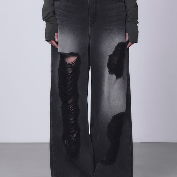 트리밍버드 스크래치 데미니데님 1사이즈