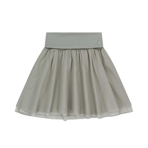 구해요) 코이세이오 더블 셔링 스커트 그레이 2