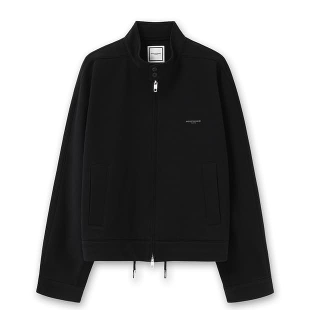 [구매] 우영미 / 26ss 블랙 하이넥 집업 티셔츠 46