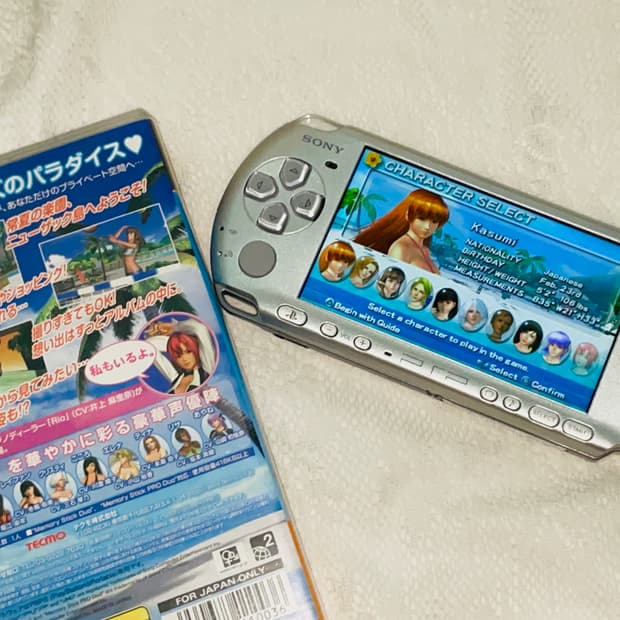 psp 데드오어얼라이브 게임칩