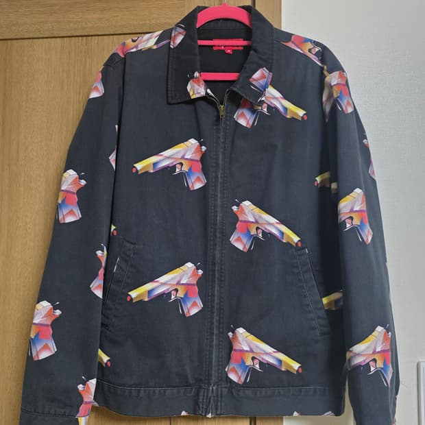 [S] 슈프림 Mendini Gun 패턴 워크 자켓