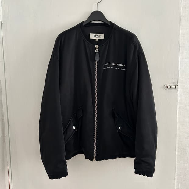 MM6 실크 범버 자켓