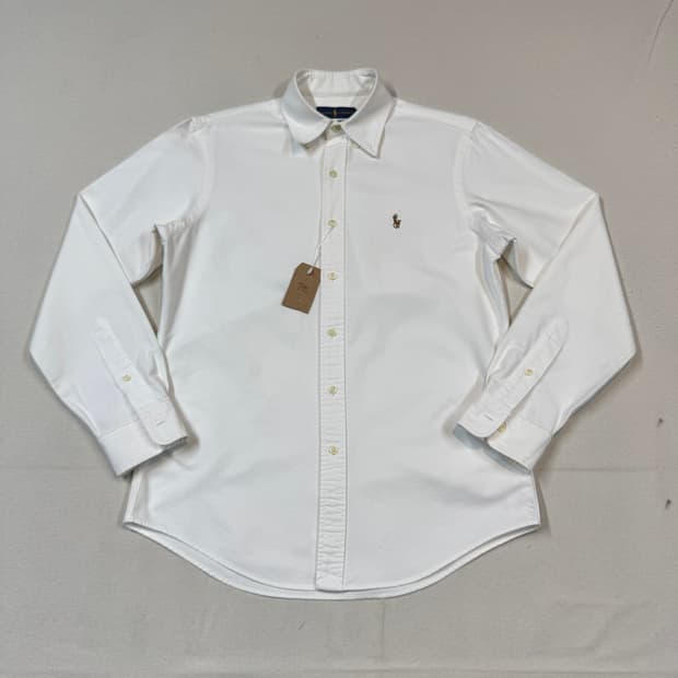 S) 폴로 랄프로렌 클래식핏 화이트 옥스포드 셔츠 T97