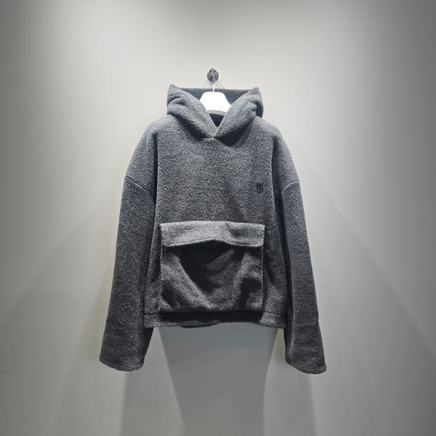 [중고/정품] 우영미 부클 후드티 그레이 50