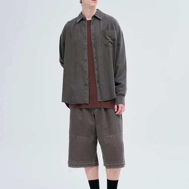 [46]HOPE 호프 룸셔츠 그레닛 그레이 