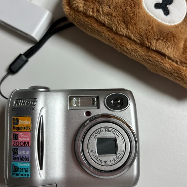 니콘 쿨픽스 2200 풀구성(sd카드, 리더기)