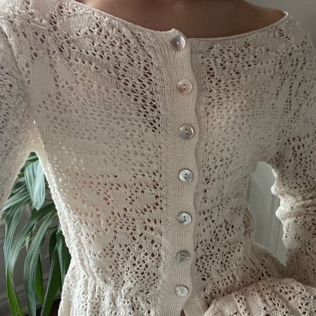 vintage mood zara cardigan