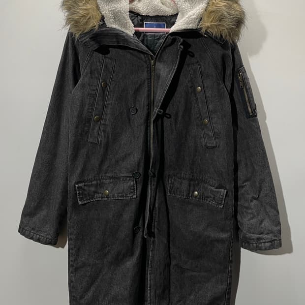 더 엠포리움 데님 야상 점퍼