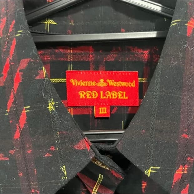 Vivienne Westwood red label 체크 셔츠