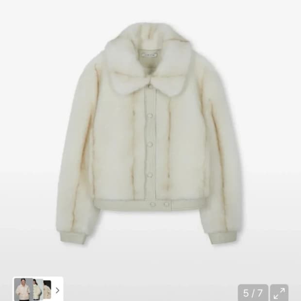 르세지엠 레더라인 퍼자켓