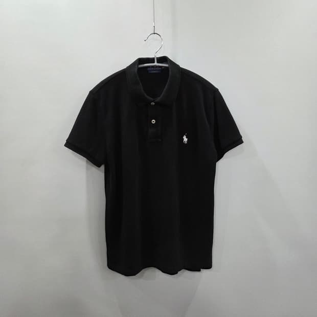 폴로랄프로렌 우먼 피케 카라티 블랙 S