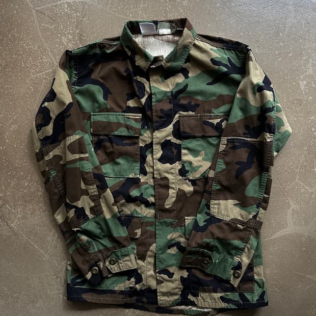 2007 PROPPER BDU 우드랜드 카모 컴뱃 자켓