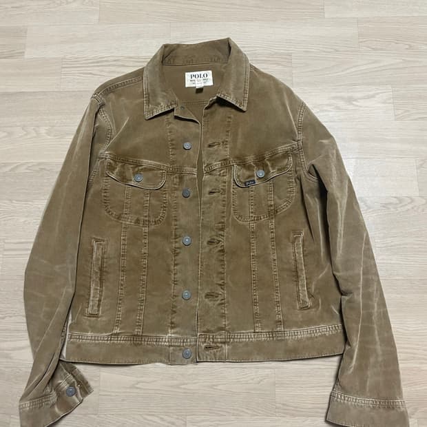 폴로 코듀로이 트러커 자켓