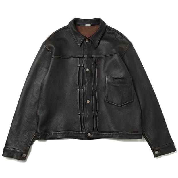 아프레쎄 A.presse 26fw type1 레더 가죽 자켓