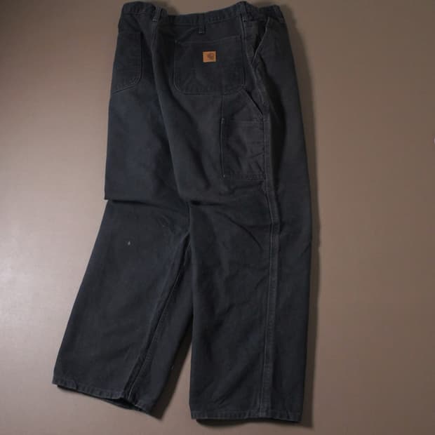 Carhartt 칼하트 B11 블랙 워크 카고 팬츠