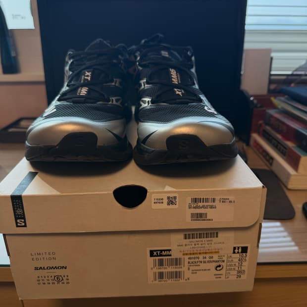 살로몬 x MM6 메종 마르지엘라 XT-MM6 블랙
