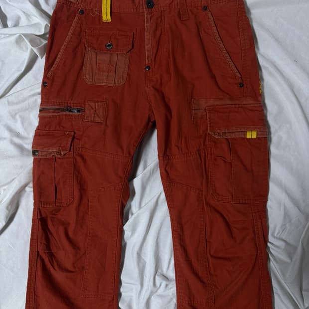 아비렉스 멀티포켓 카고팬츠 y2k