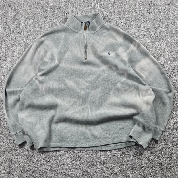 폴로랄프로렌 다이드 하프집업 니트 ( 3XL ) / 9860