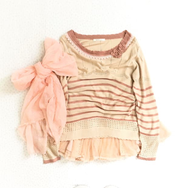 엑시즈팜 AXES FEMME/코사지니트 모리걸니트 모리룩니트 히메갸루 