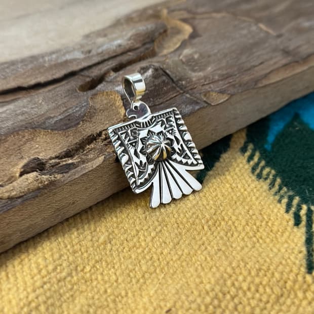 네이티브아메리칸 인디언주얼리 Darrell cadman 썬더버드 펜던트