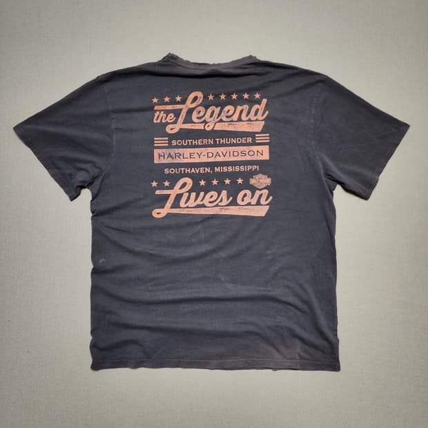 할리데이비슨 Southern Thunder 포켓 반팔티 (2018)