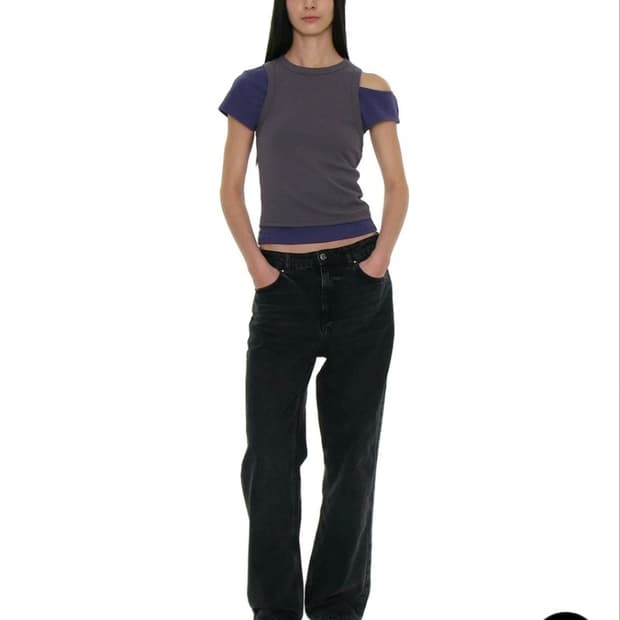 파르티멘토우먼 언발란스더블레이어드탑