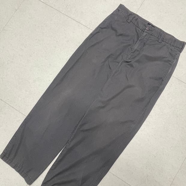 [32] 00's 빈티지 스투시 패턴 치노 팬츠 그레이