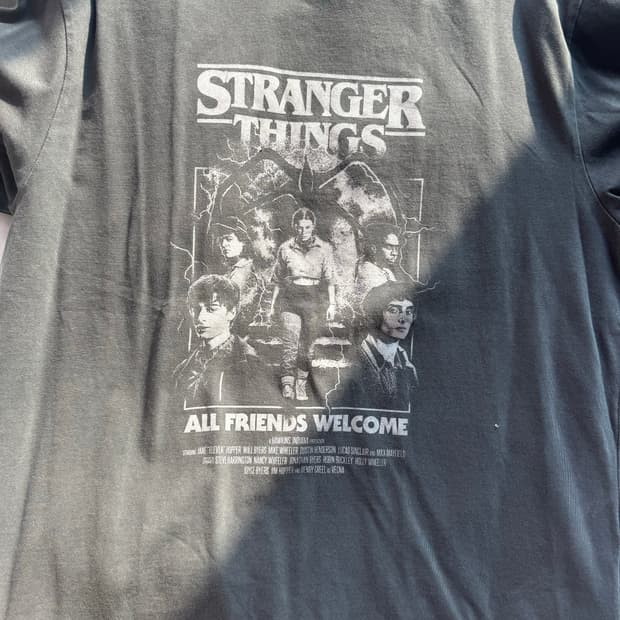 기묘한 이야기 무신사 스탠다드 콜라보 티셔츠