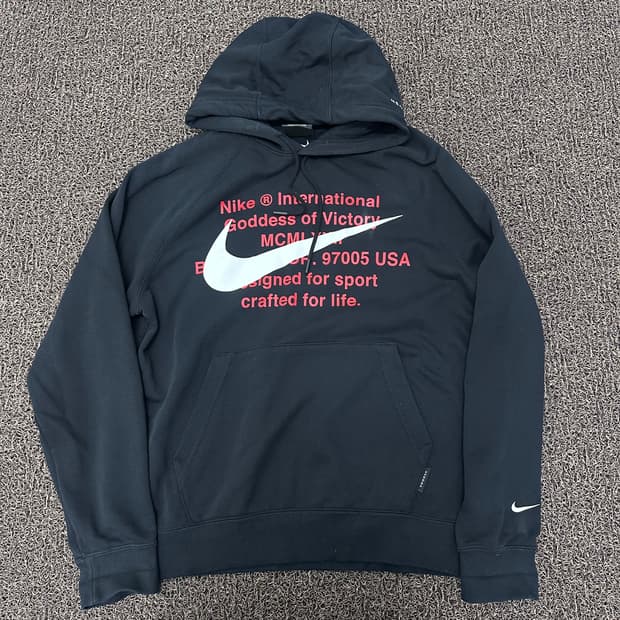 NIKE 나이키 후드티 블랙 95(M)