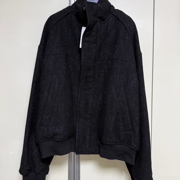 [48] 준지 25fw 자카드 스탠칼라 블루종